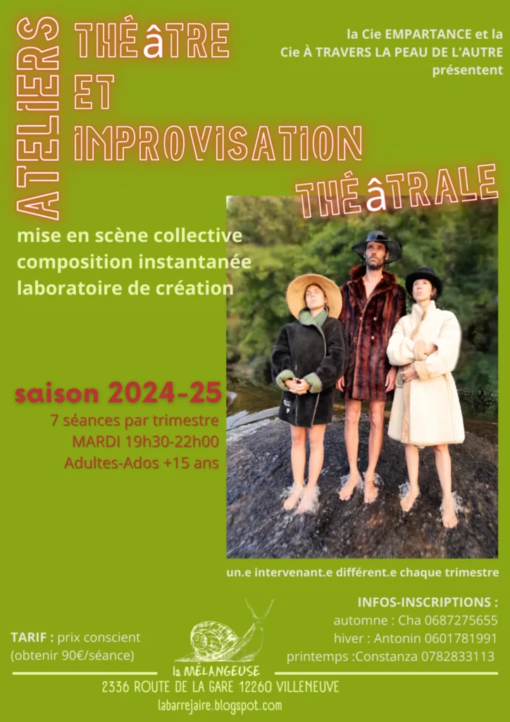 atelier théâtre compagnie empartance