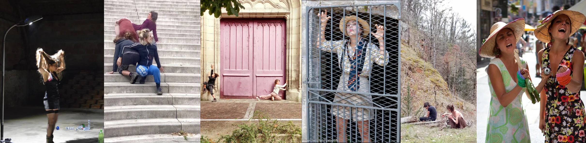 différents spectacles et performances depuis 2013