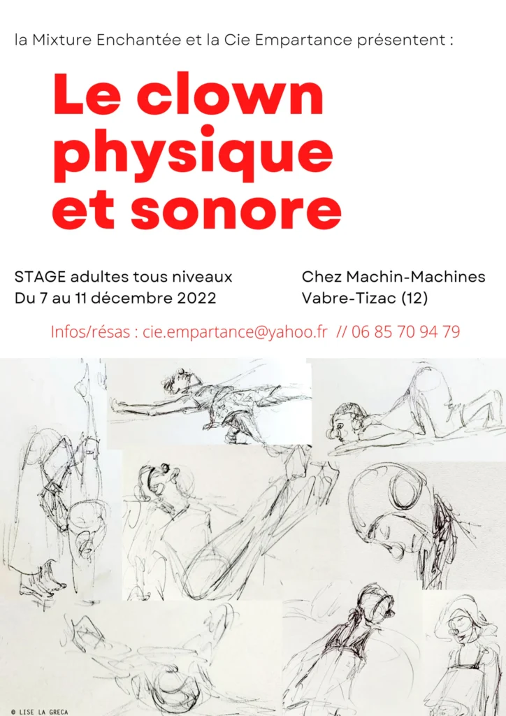 stage clown physique et sonore compagnie empartance